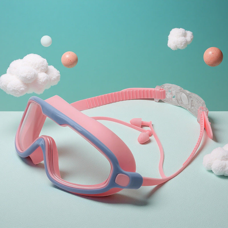 Waterproof swimming goggles with adjustable nose piece Kalsten