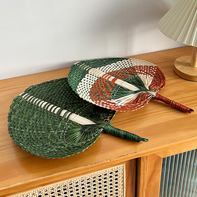 Women Hand-woven Fan made of natural material Kalsten