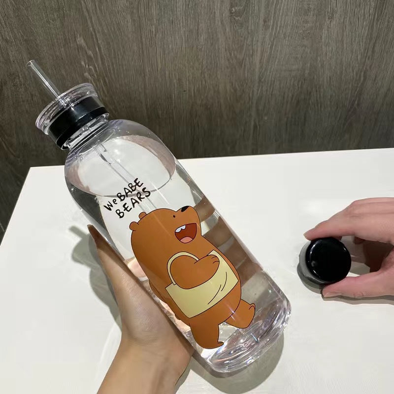 Women's creative drinking bottle with playful panda design Kalsten