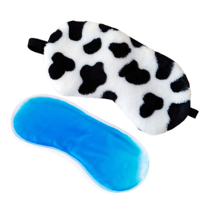 Women's soft plush sleep mask with ergonomic padding and elastic comfort band Kalsten
