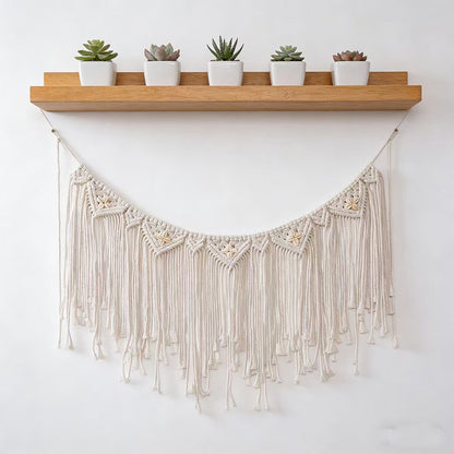 Boho-Chic Macrame Wall Tapestry Acalora