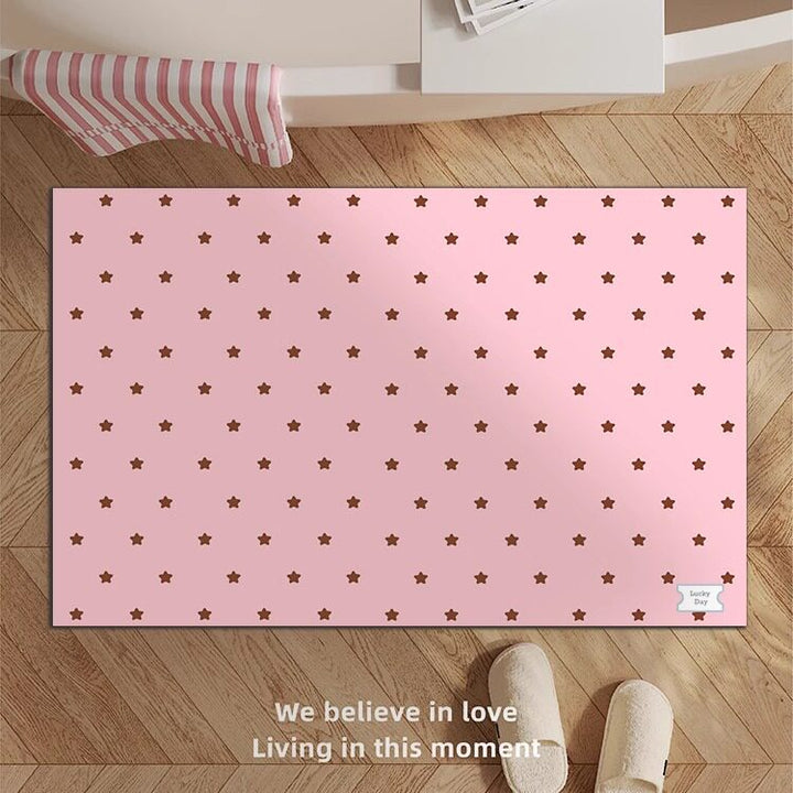 Cozy Star Pattern Bath Mat Kalsten