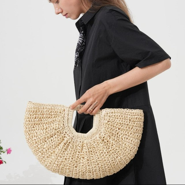Handcrafted Macrame Bag with Structured Design Kalsten