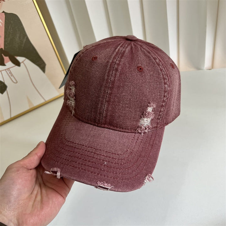 Women's Distressed Denim Baseball Cap Kalsten 1784083631