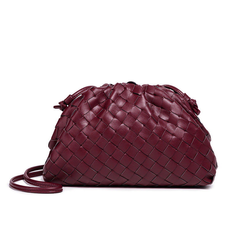 Textured Woven Handheld Clutch Acalora