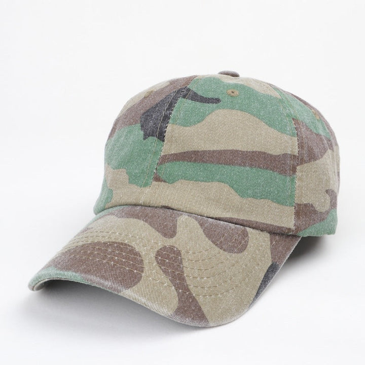 Unisex Camo Print Adjustable Baseball Cap Kalsten