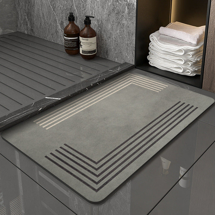 Modern Geometric Design Bath Mat