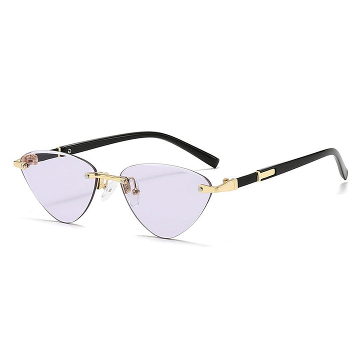 Ladies fashionable Cat-Eye sunglasses with elegant metal frame Kalsten