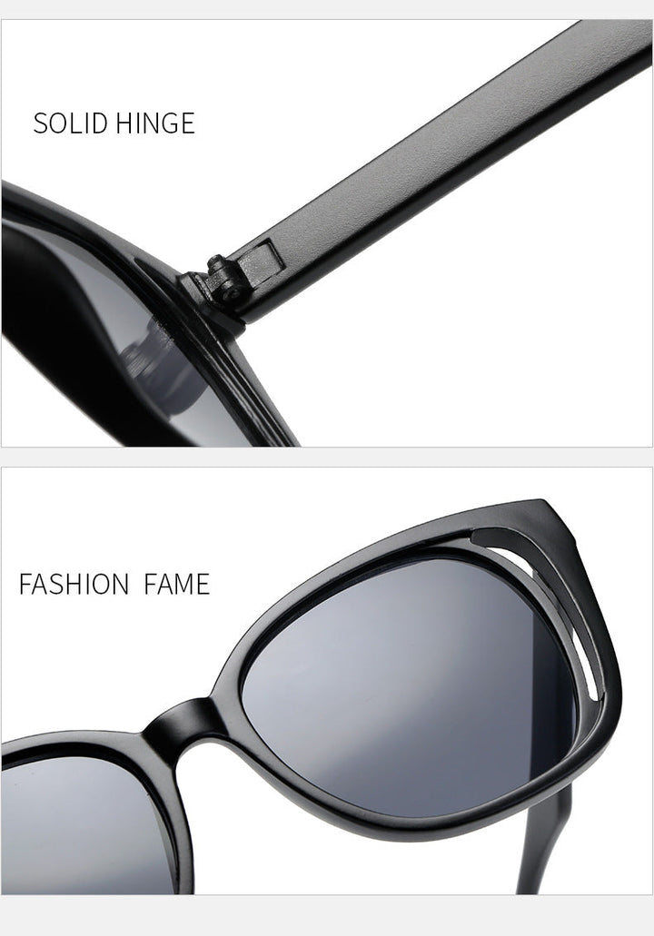 Ladies stylish cat-eye sunglasses with sturdy frame Kalsten