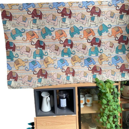 Decorative Elephant Pattern Tablecloth