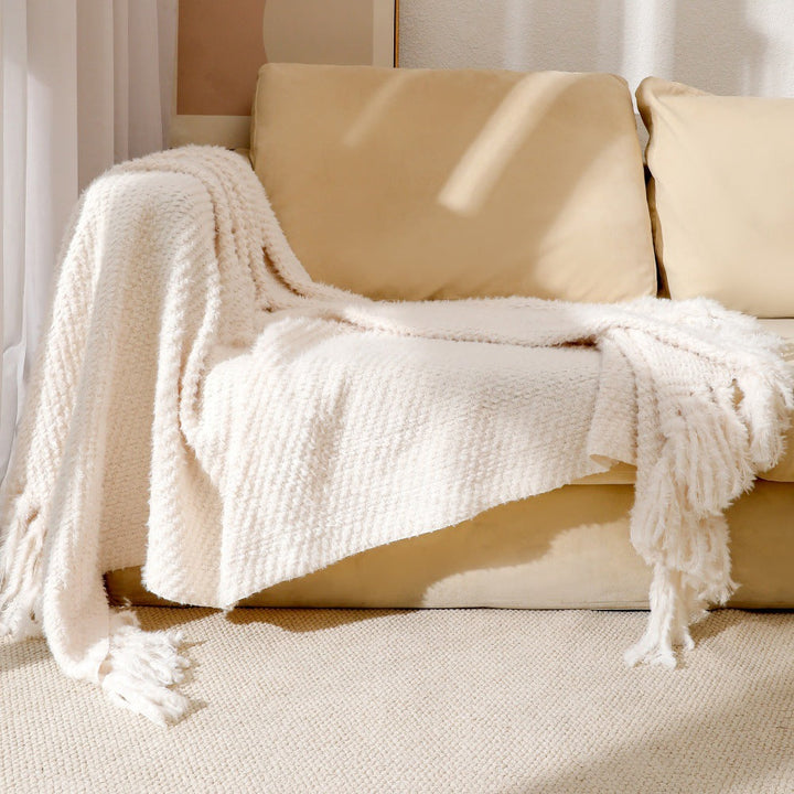 Soft Textured Throw Blanket Kalsten