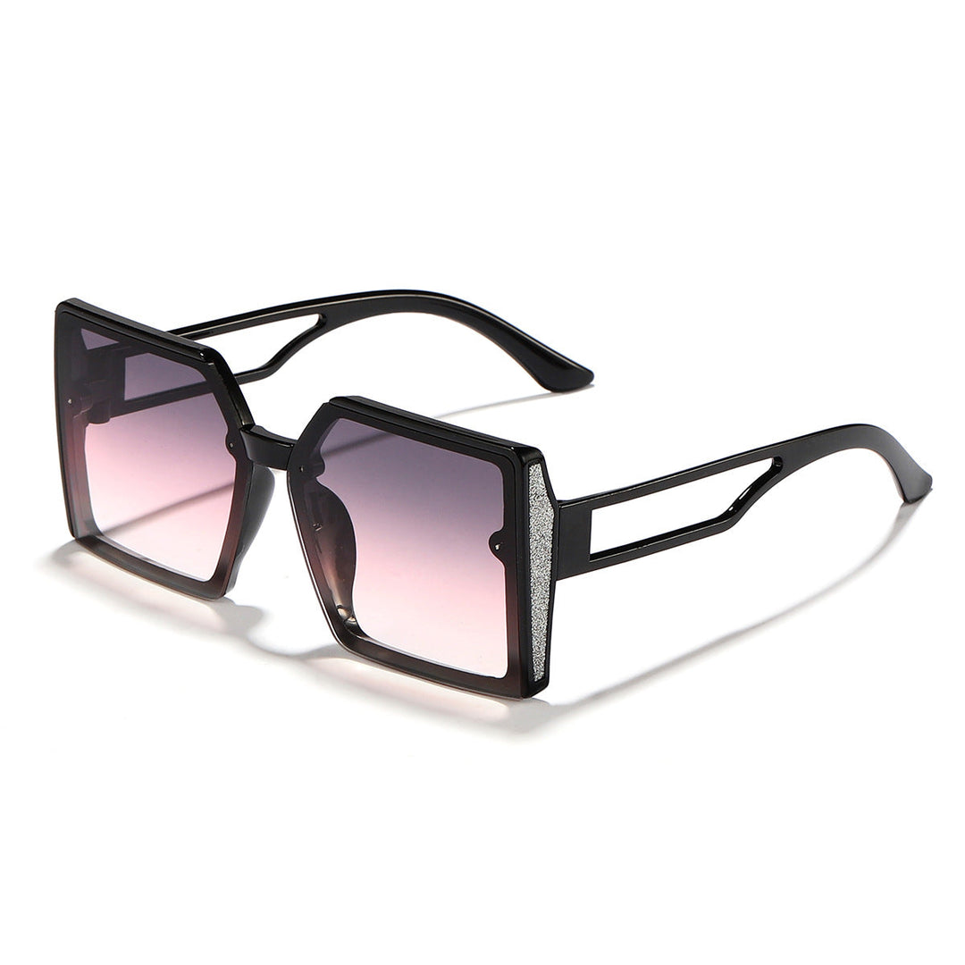 Women's sunglasses with unique square frame and sparkling accent Kalsten
