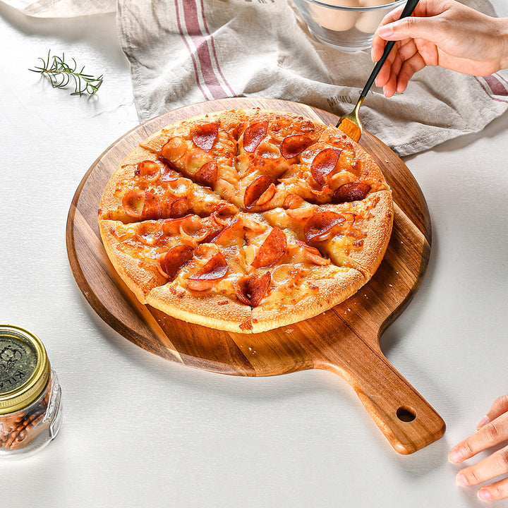 Round wooden serving platter Kalsten