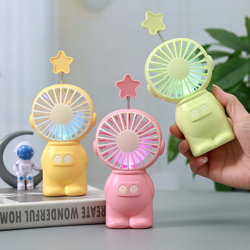 Unisex Portable Mini Fan in Creative Figure Design Kalsten
