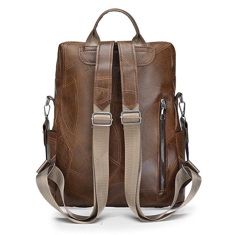 Stylish Leather Backpack Kalsten