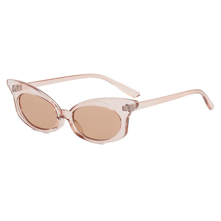 Women Cat-Eye Sunglasses with Transparent Frame and UV Protection Kalsten
