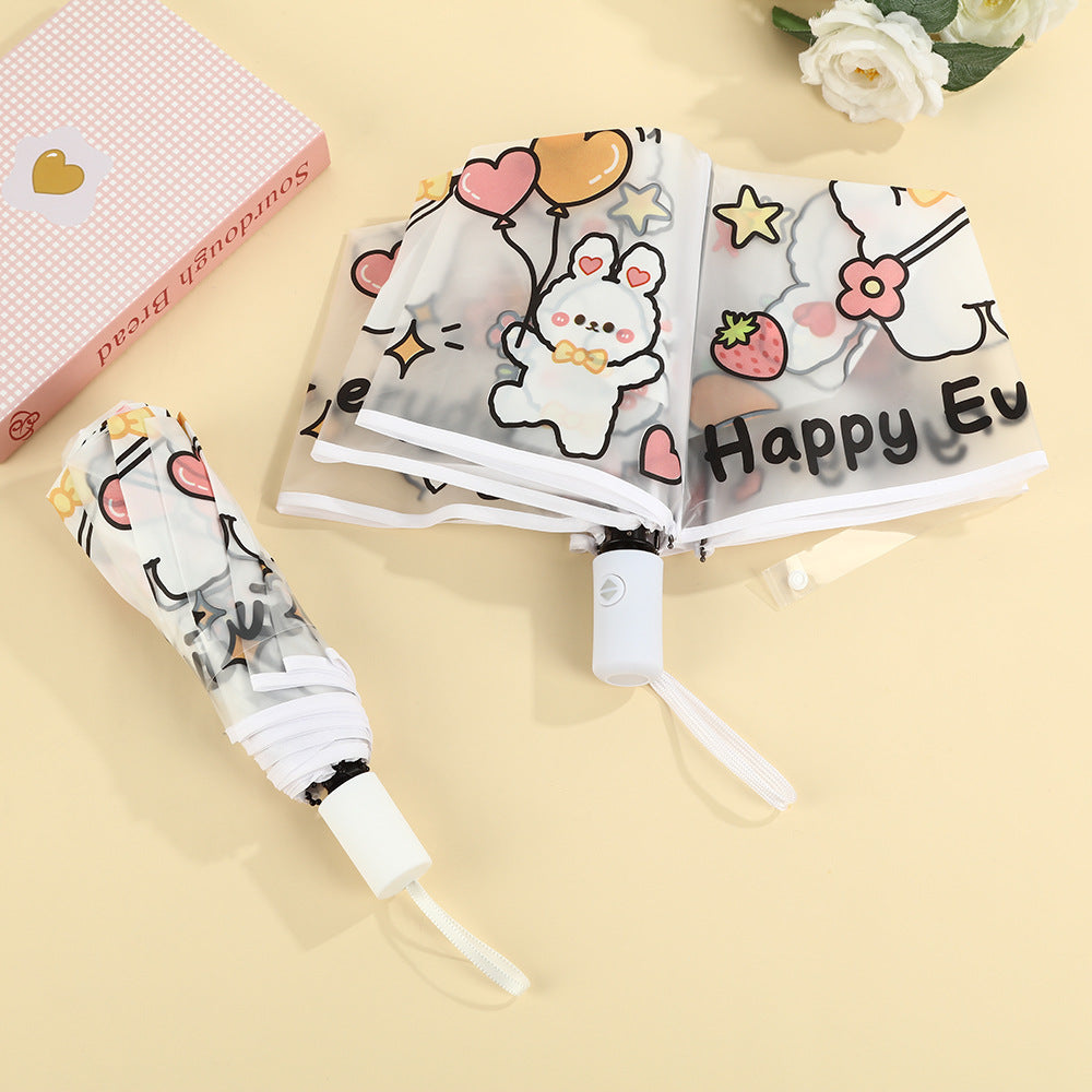 Women folding umbrella with cute animal design Kalsten
