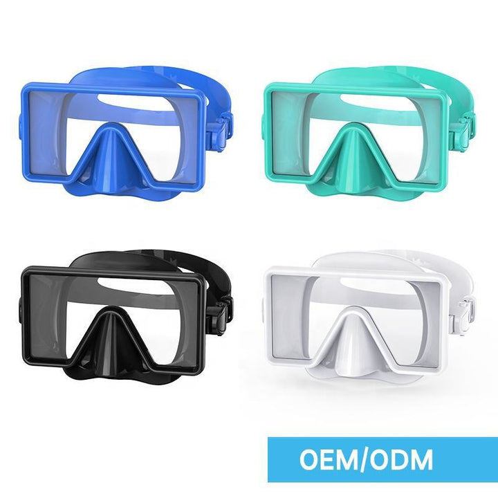 Diving mask with maximum field of view and comfortable silicone rim Kalsten