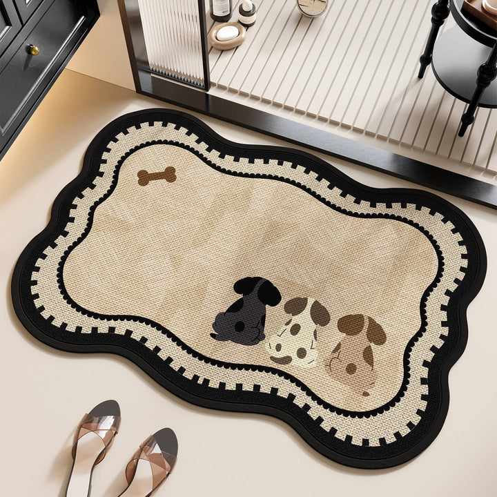 Pet-Themed Bath Mat Kalsten