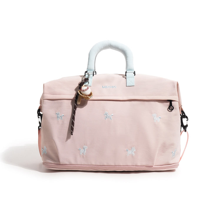 Fun Embroidered Pet-Themed Travel Bag