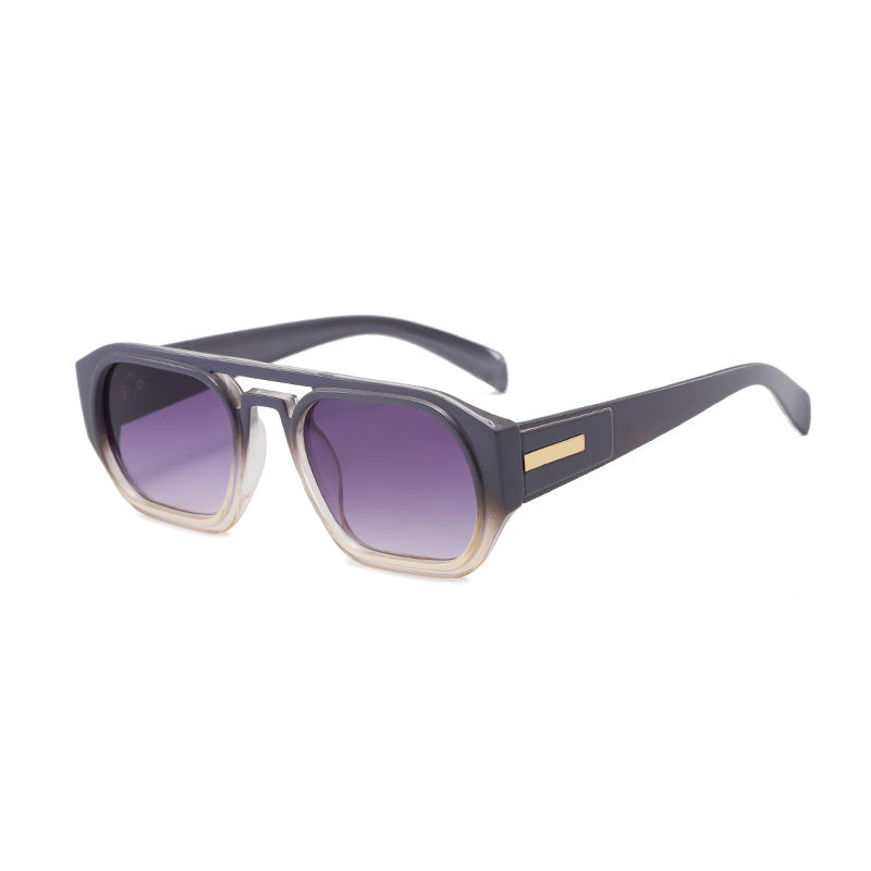 Women’s fashionable rectangular glasses with elegant metal accent Kalsten