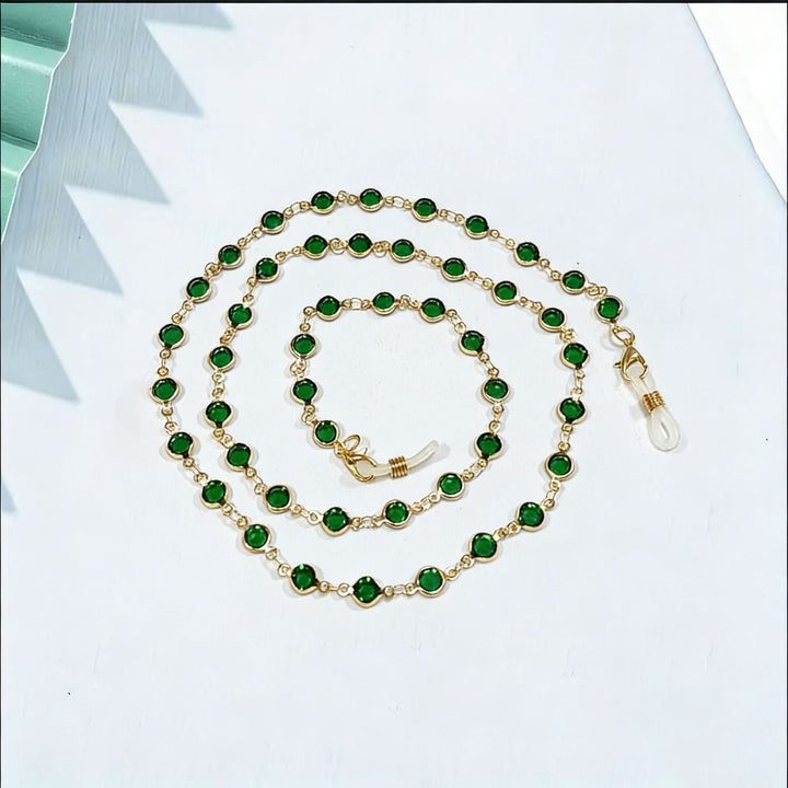Elegant Beaded Eyewear Chain Kalsten