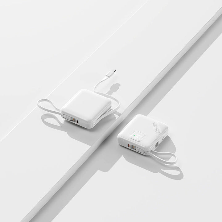 Portable power bank with integrated fast charging ports and digital battery level display Kalsten