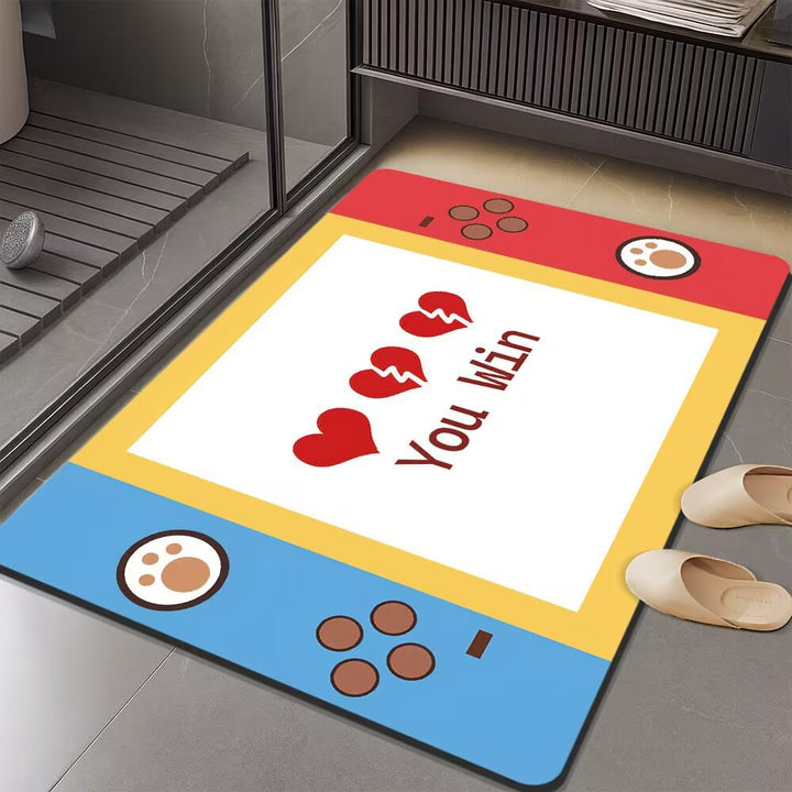 Gaming-Themed Bath Mat Kalsten