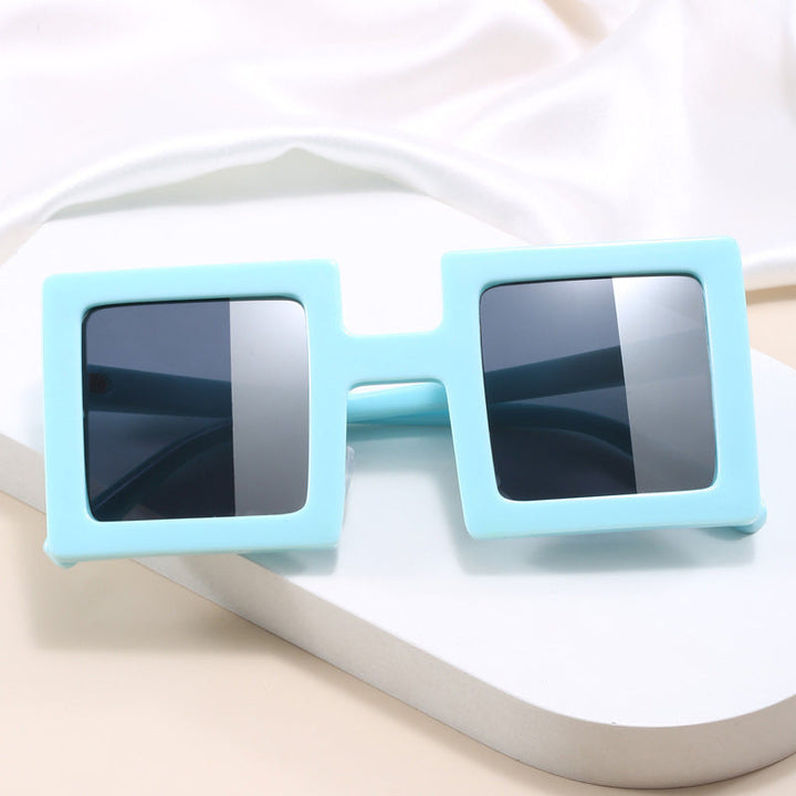 Women's fashionable square sunglasses with a unique, clear design Kalsten