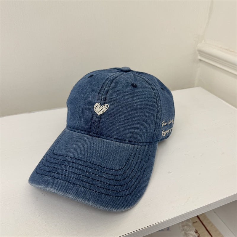 Women's Casual Embroidered Denim Baseball Cap Kalsten