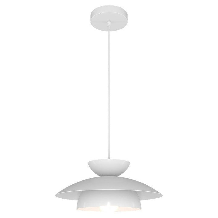 Modern Designer Style Round White Pendant Light | Kalsten