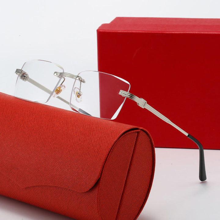 Ladies exclusive geometric sunglasses with luxury metal frame and polarized lenses Kalsten