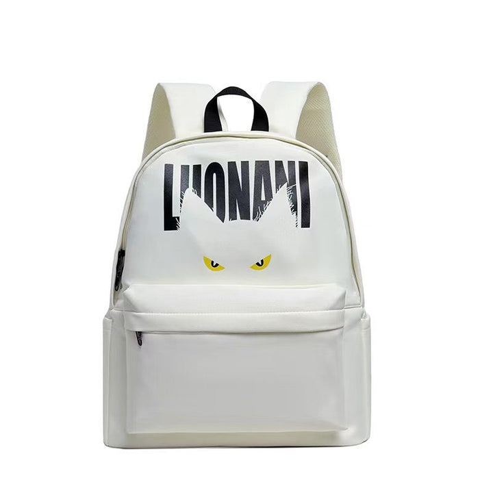 Graphic Print School Backpack Kalsten