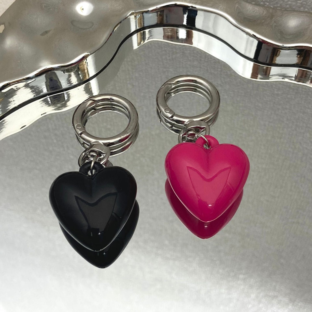 Heart-Shaped Charm Keychain Kalsten