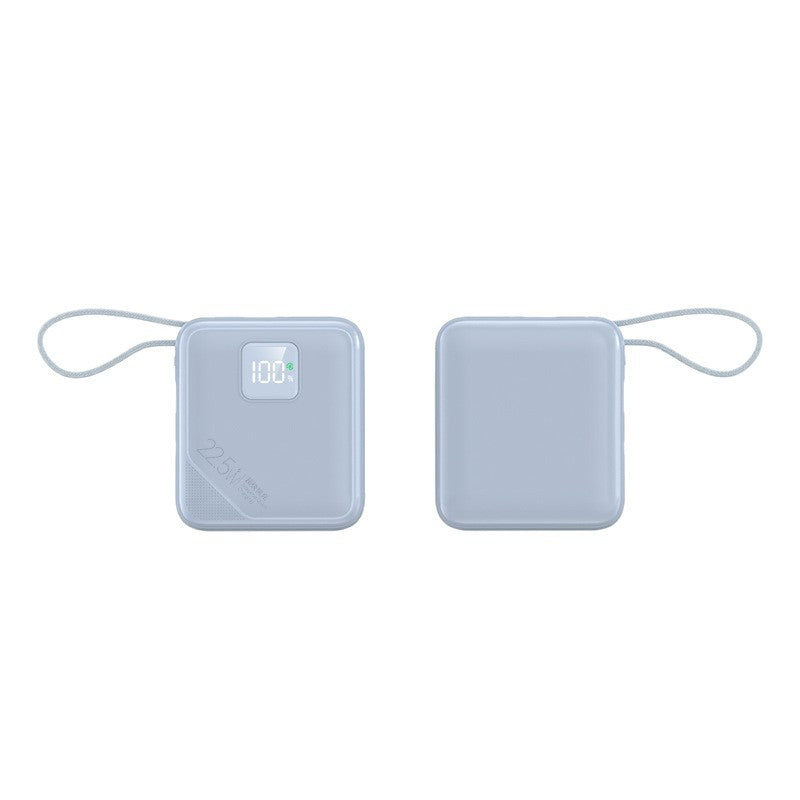 Portable power bank with integrated fast charging ports and digital battery level display Kalsten