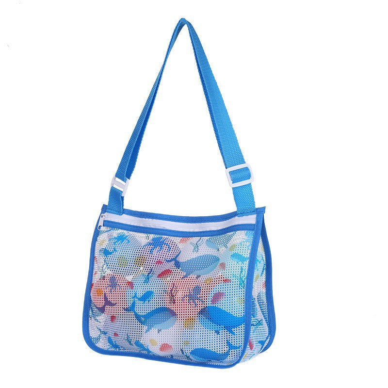 Mesh Beach Bag with Practical Zipper Kalsten