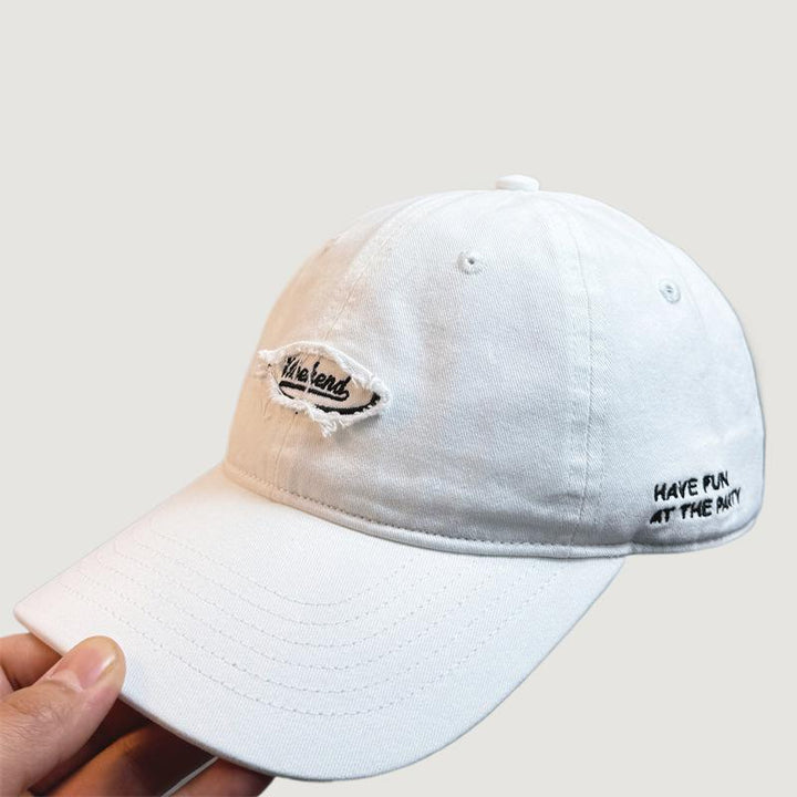 Men's Casual Distressed Embroidered Baseball Cap Kalsten