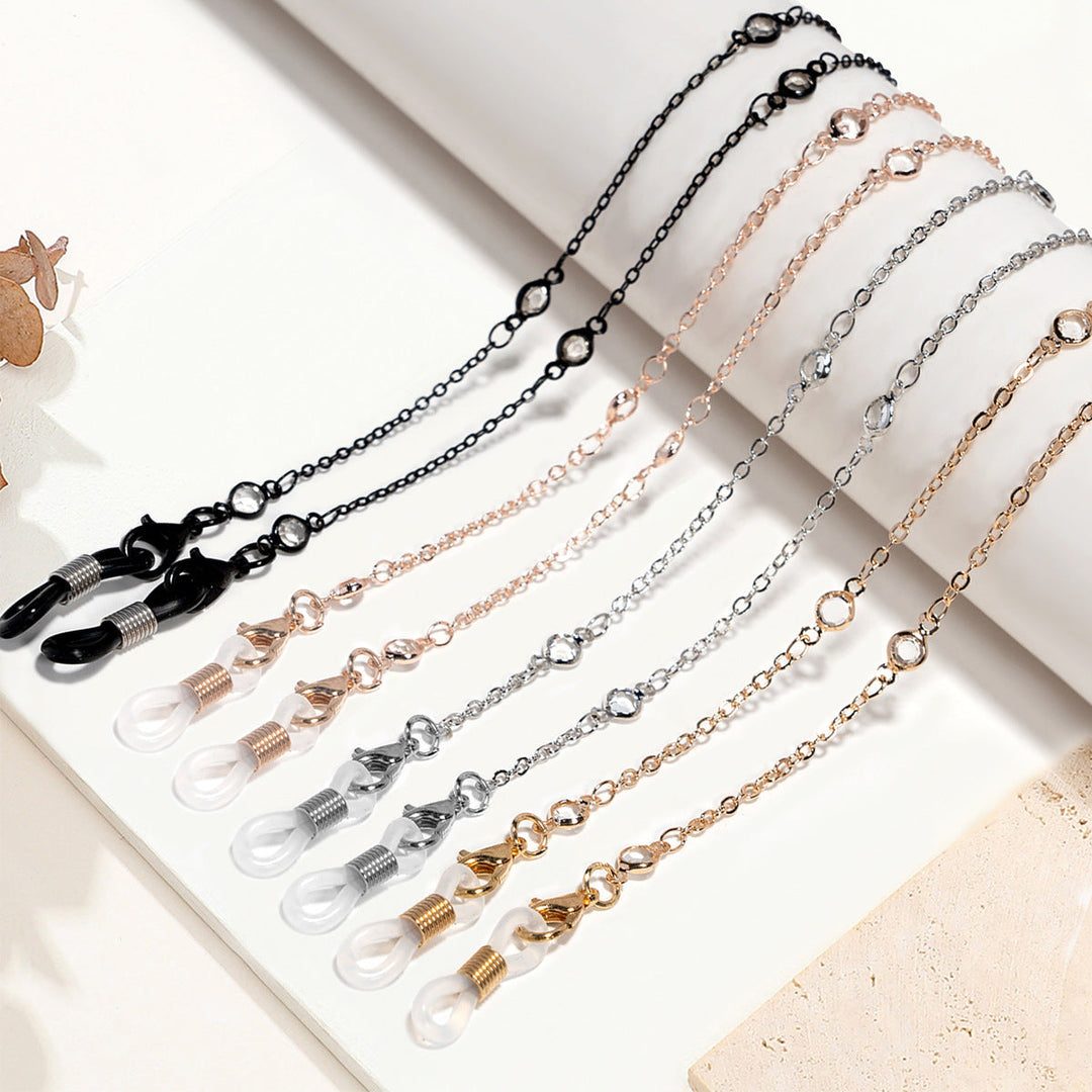 Crystal-Embellished Eyewear Chain Kalsten
