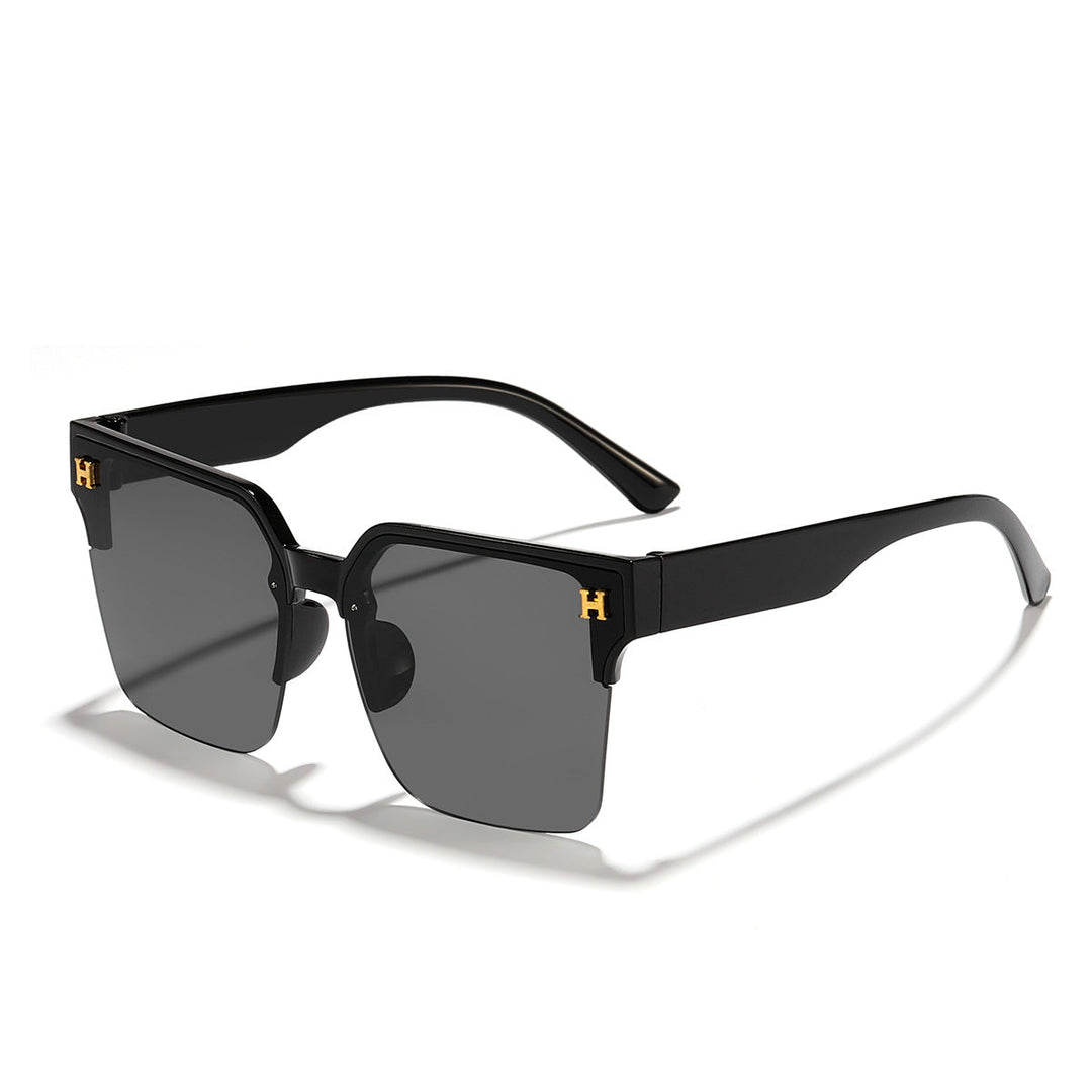 Women's modern square sunglasses with transparent frame Kalsten