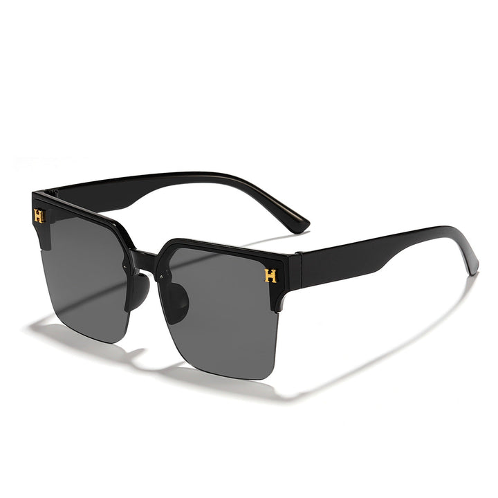 Women's modern square sunglasses with transparent frame Kalsten