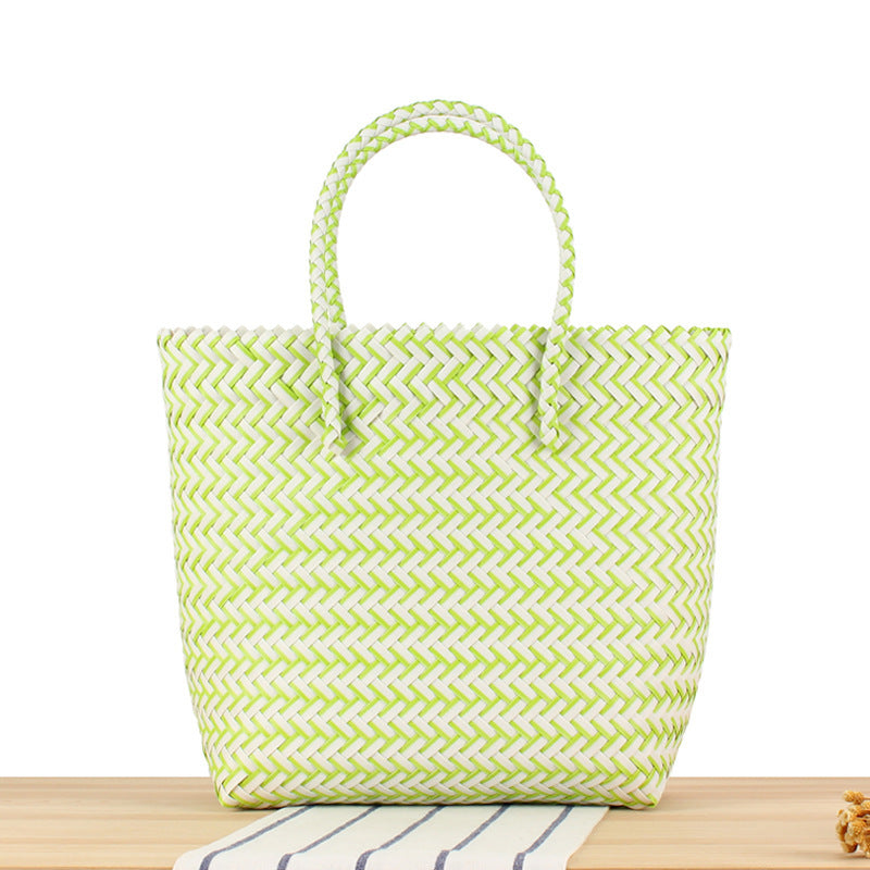Braided Tote Bag with Sturdy Carry Handles Kalsten