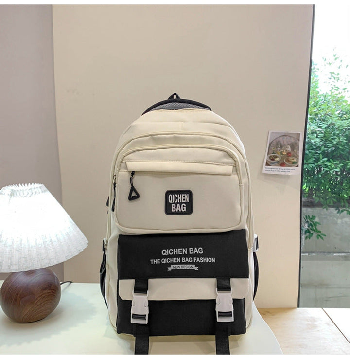 Stylish Multi-Storage School Backpack