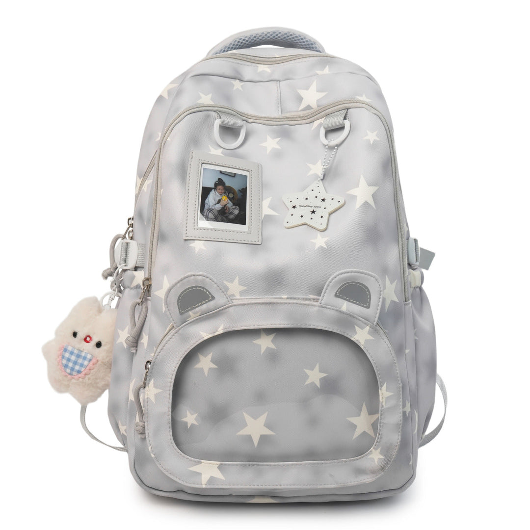 Children's Starry-Themed Plush Ear Backpack kalsten