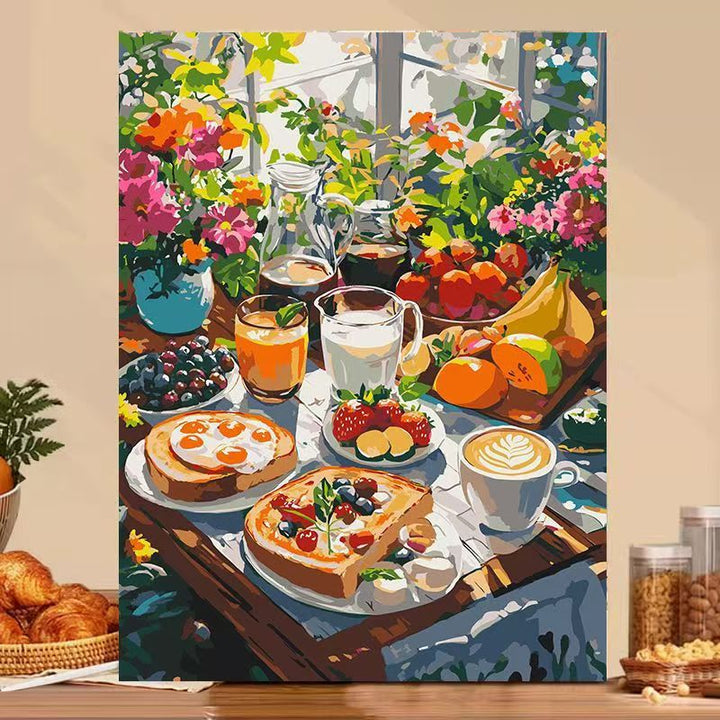 Dessert-Inspired Decorative Canvas Art Kalsten