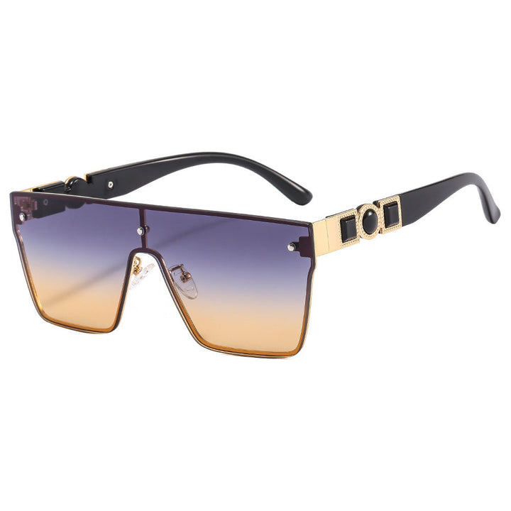 Women's oversized transparent sunglasses with fashionable frame Kalsten