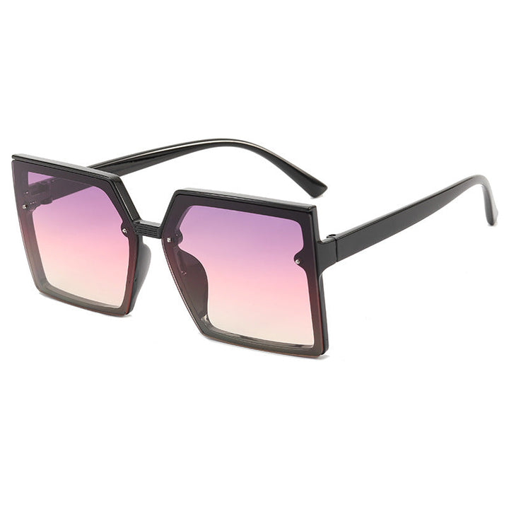 Women's stylish oversized sunglasses with geometric design Kalsten