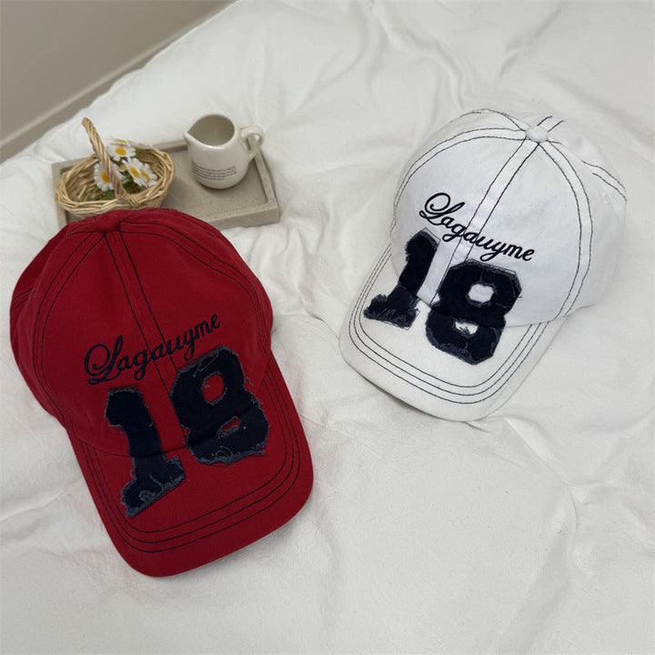 Men's Distressed Denim Baseball Cap Kalsten 1783921779