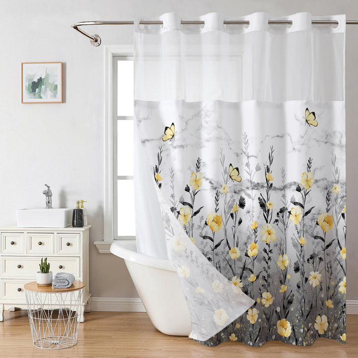 Floral Design Shower Curtain Kalsten