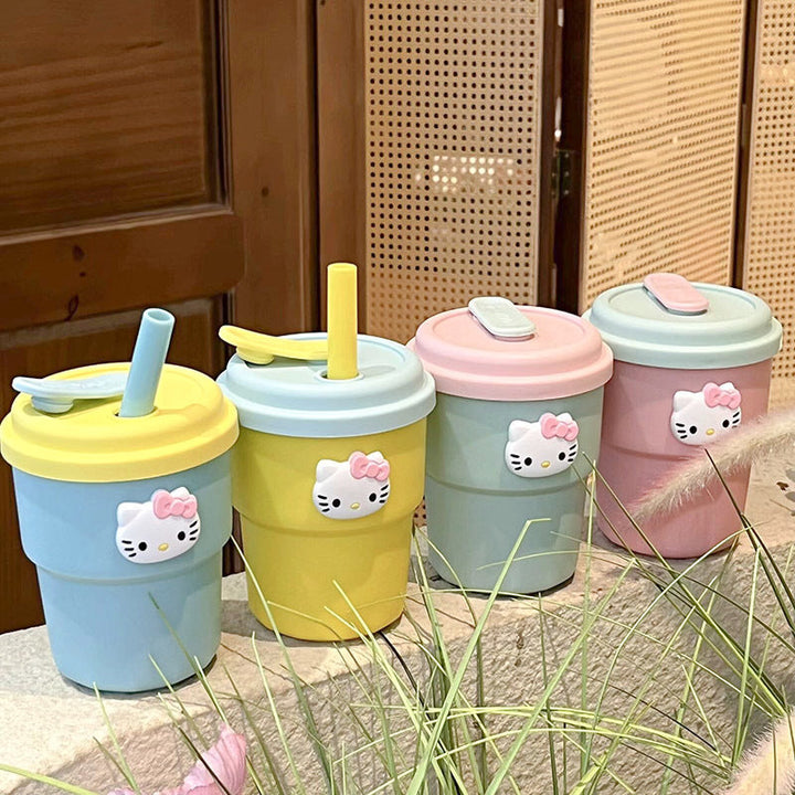 Women's reusable drinking cups with safe straw Kalsten