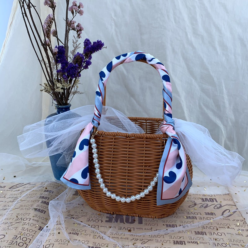 Women Diamond-shaped Handheld Basket Kalsten